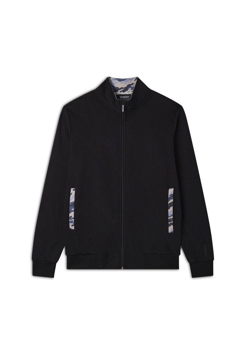 Freddy Sudadera con cremallera - black