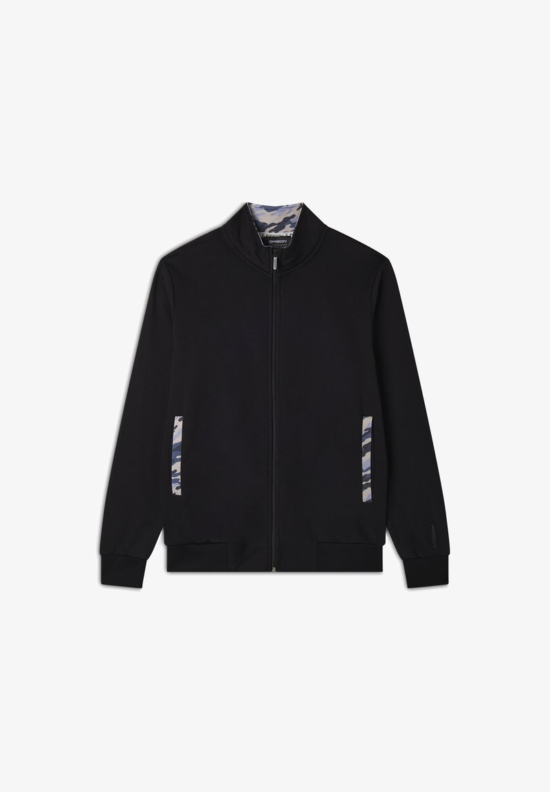 Freddy Sudadera con cremallera - black