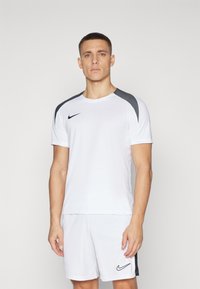 Nike Performance STRIKE TOP - Spordi T-särk - white/iron grey/black