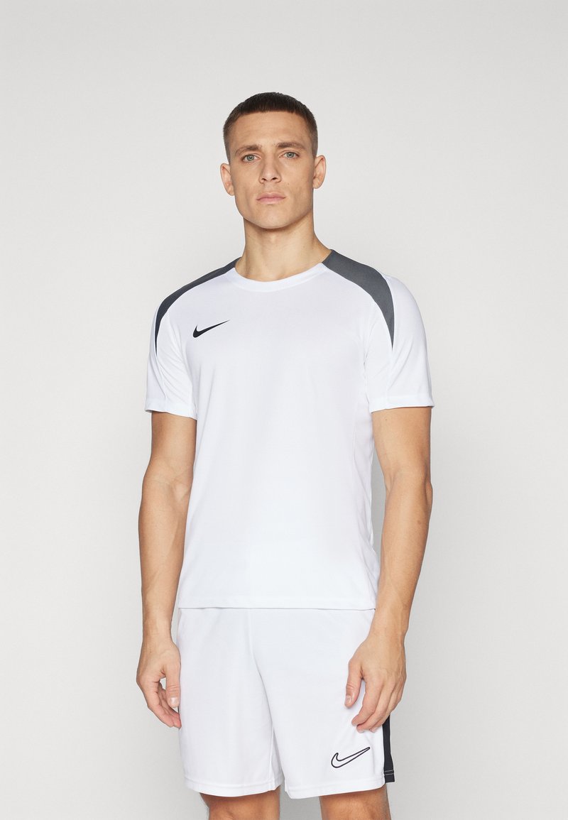 Nike Performance STRIKE TOP - Spordi T-särk - white/iron grey/black