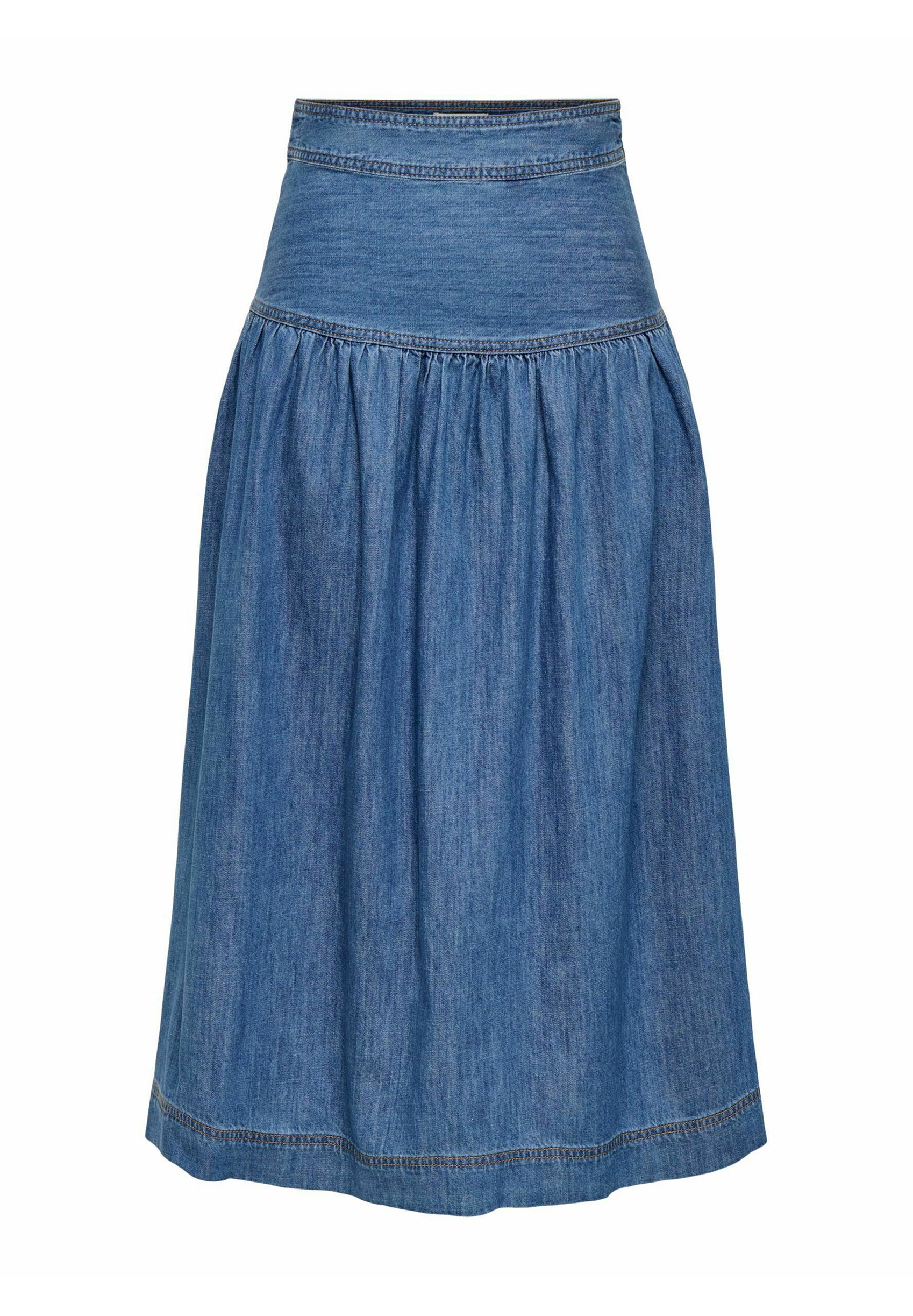 ONLY Tall Denim ONLSEVIGNY Denim Long - Maxi skirt - medium blue