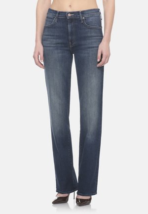 Mother, JEANS THE KICK IT - Jeans a sigaretta - blu