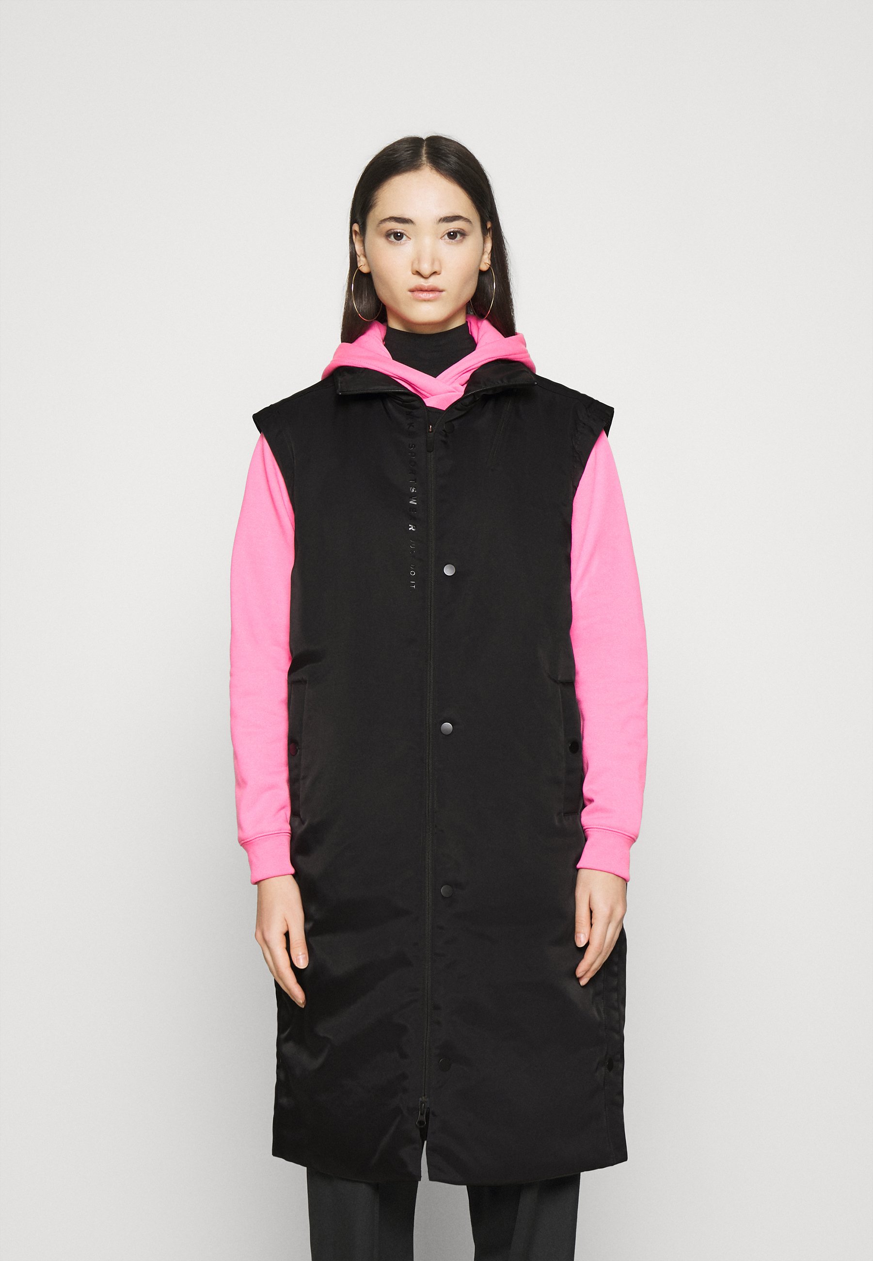 Nike Sportswear Trend Vest Waistcoat Black White Black Zalando Co Uk