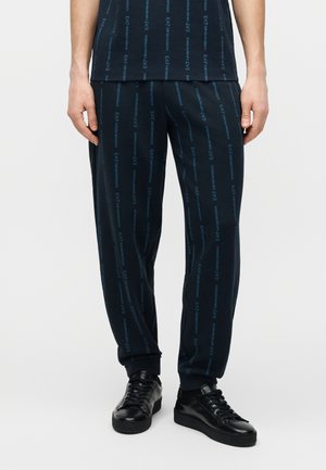 TRAIN GRAPHIC SERIES MONOGRAM - Tréningruha alsók - dark blue/light blue fancy