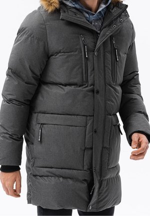 Wintermantel - mottled grey