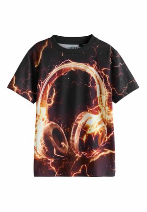 Next, REGULAR FIT - SHORT SLEEVE GRAPHIC T-SHIRT . - Print T-shirt - black headphones