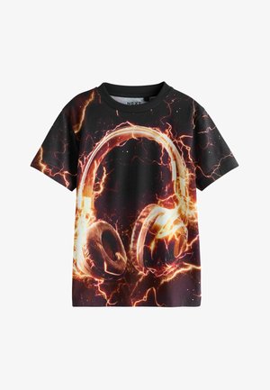 Next, REGULAR FIT - SHORT SLEEVE GRAPHIC T-SHIRT . - T-Shirt print - black headphones