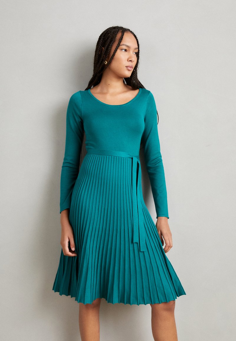 Anna Field Strickkleid - teal