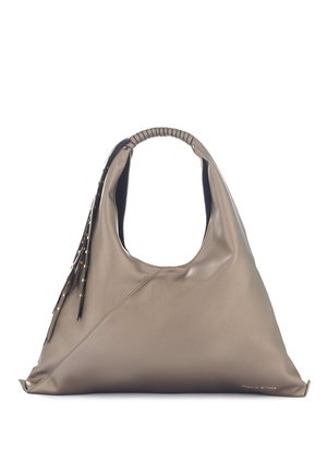 WITH FRINGES AND STUDS - Borsa a mano - green