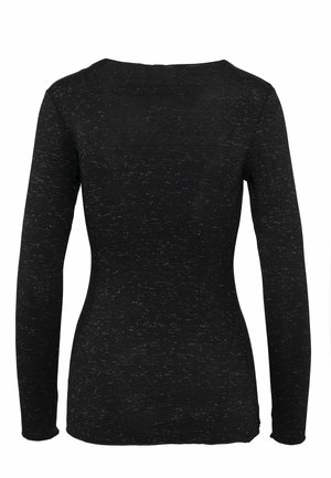 Ciocca BOAT NECK TOP - Unterhemd/-shirt - black