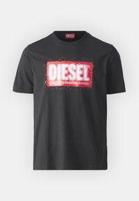 Diesel ADJUST - T-shirt con stampa - black