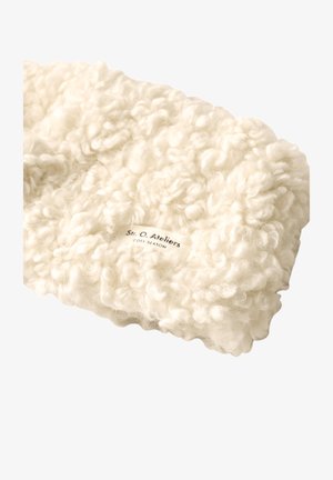 Street One, PLAIN TEDDY FLEECE HEADBAND - Cache-oreilles - barley beige