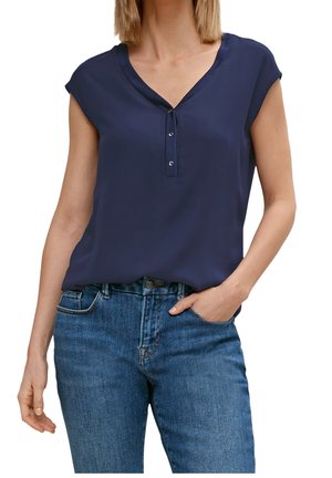comma, Blouse - dark blue
