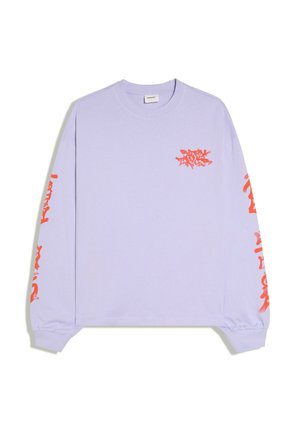 Bershka, LONG SLEEVE GRAFITTI - TSHIRT - T-shirt à manches longues - purple