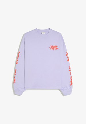 Bershka, LONG SLEEVE GRAFITTI - TSHIRT - T-shirt à manches longues - purple