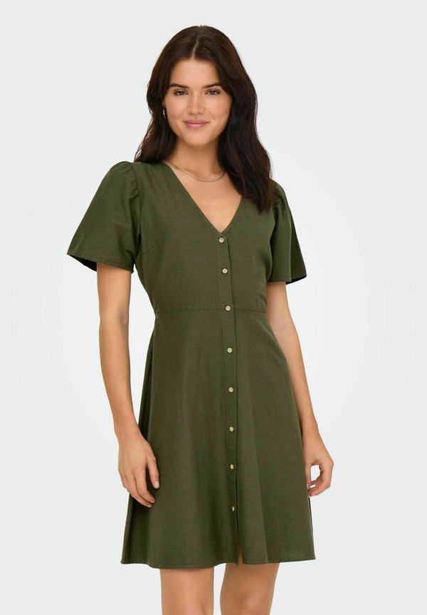 VITA LIFE NOOS  - Blusenkleid - khaki