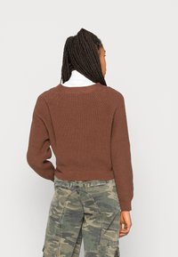 Monki Casaco de malha - brown dark