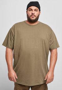 Urban Classics Jednoduché tričko - olive