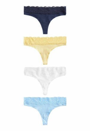 MONOCHROME KNICKERS FOUR PACK - Tanga - blue yellow