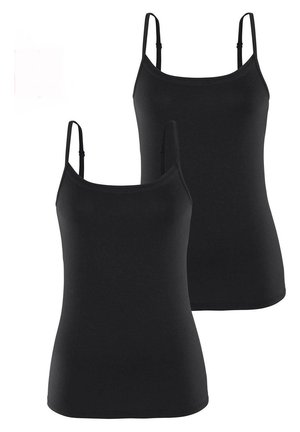 LASCANA 2 PACK - Top - schwarz