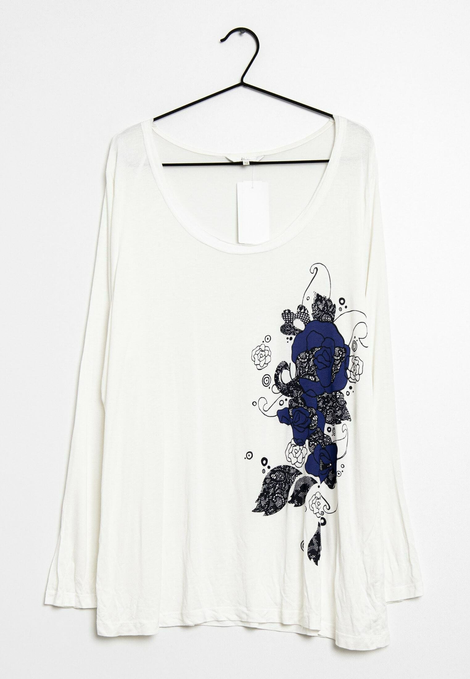 Miss Etam Long sleeved top - white - (Pre-owned) - Zalando.de