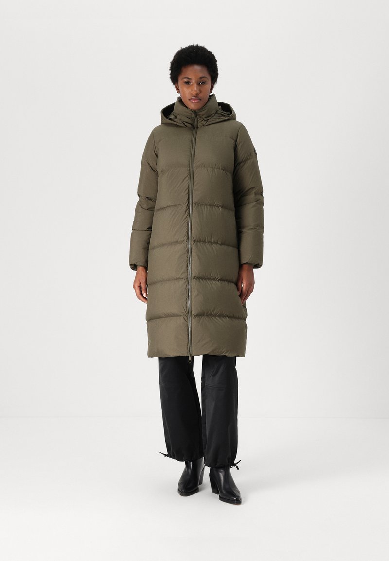 Tommy Hilfiger CASUAL MAXI - Down coat - army green