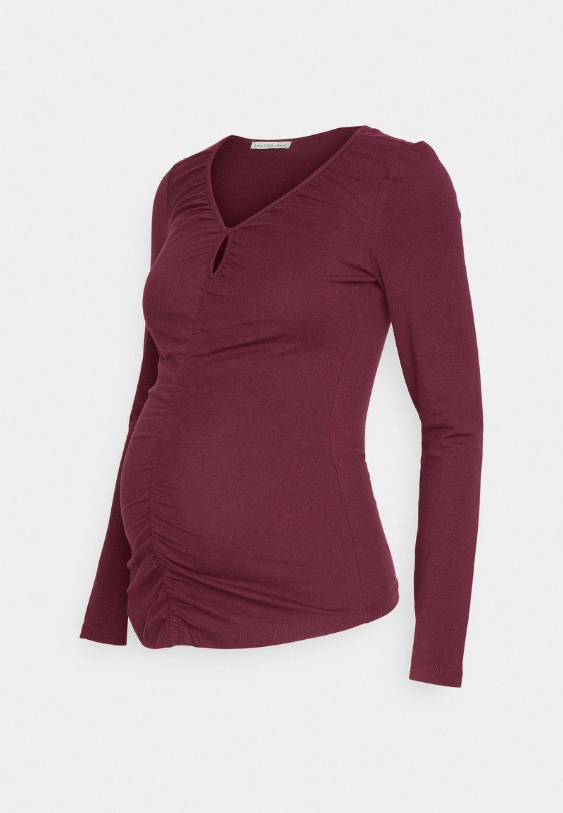 Anna Field MAMA Longsleeve donkerrood Anna Field MAMA Longsleeve donkerrood