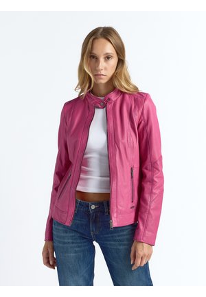 MARCIE - Veste en cuir - pink