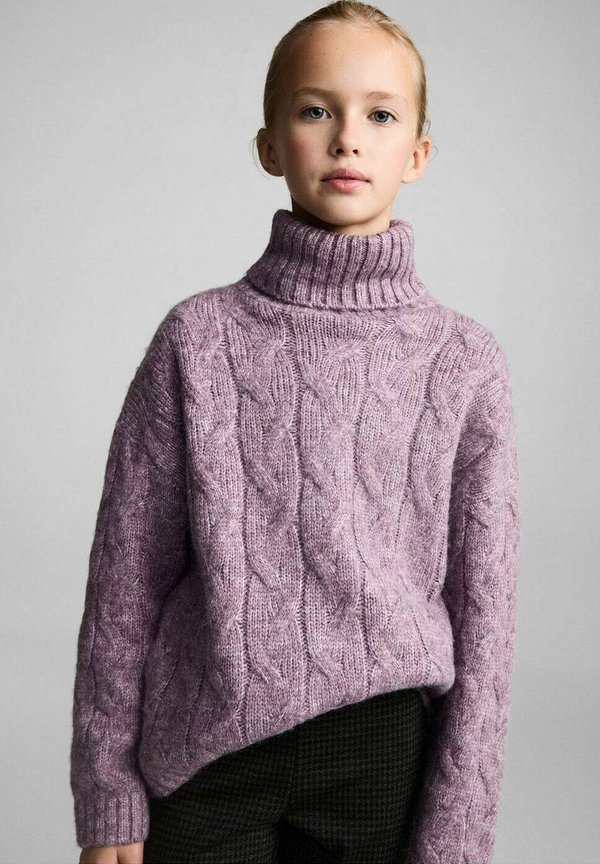 Strickpullover - purple