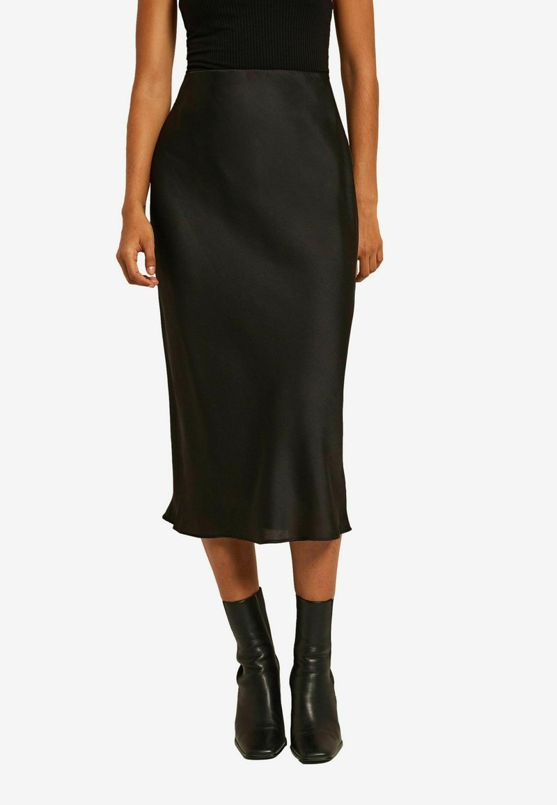 Friends Like These BIAS MIDI - A-linjainen hame - black