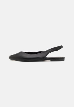 Slingback ballet pumps - black