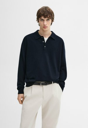 Massimo Dutti Maglione - dark blue
