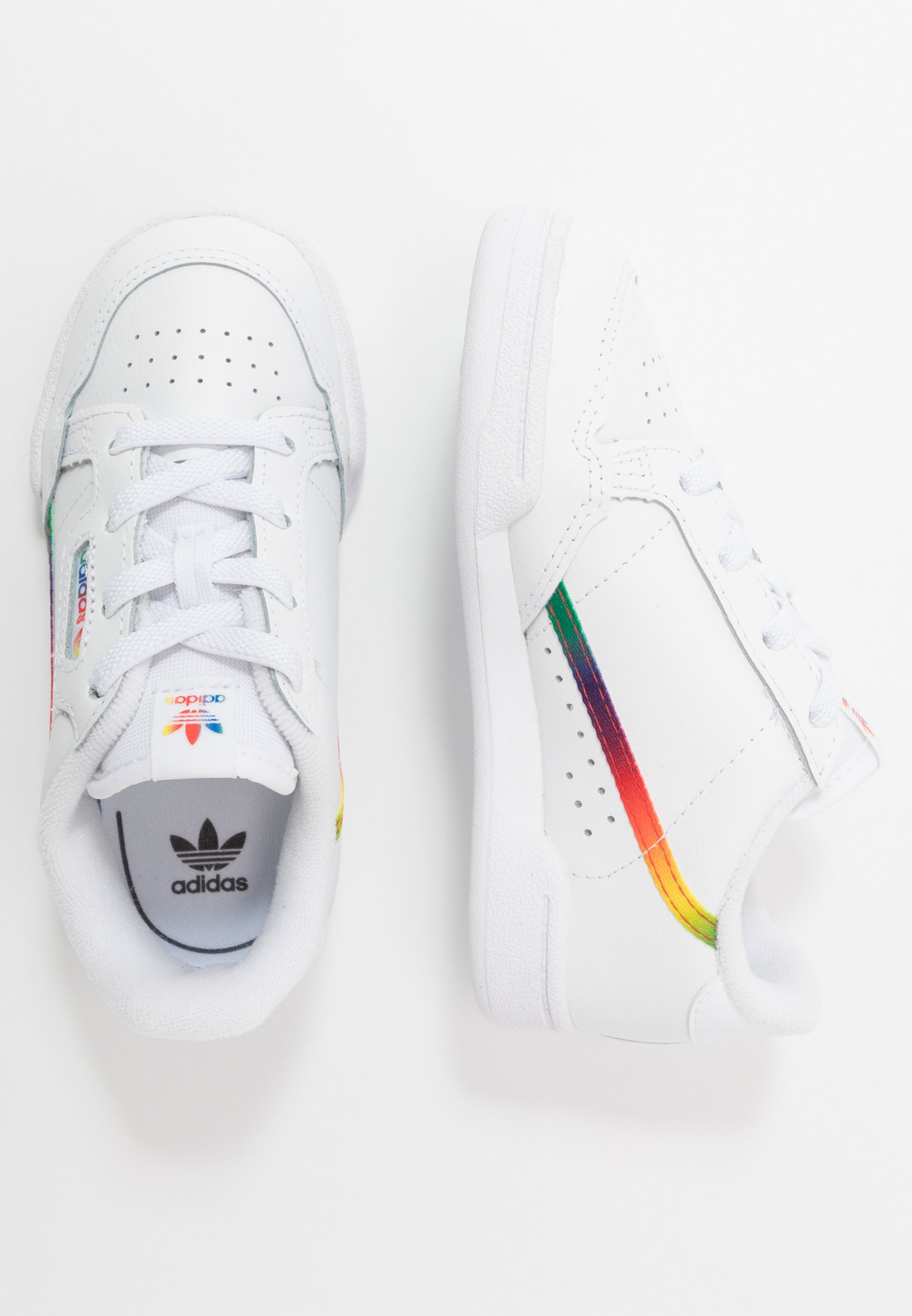 adidas originals white continental 80 trainers