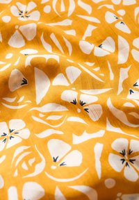 Seasalt Cornwall SUMMER - Halsduk - yellow collaged floral golden