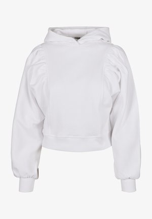 Kapucnis pulóver - white