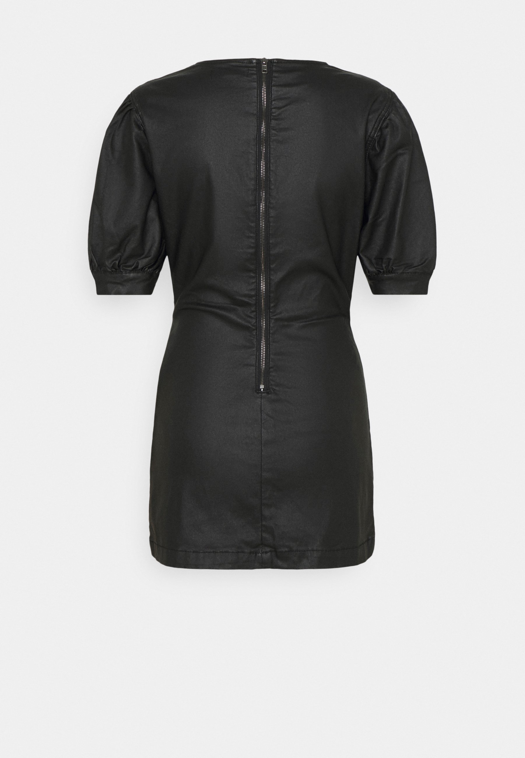 Women COATED PUFF SLEEVE DRESS - Day dress Women COATED PUFF SLEEVE DRESS - Day dress