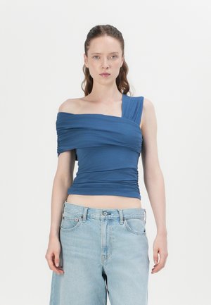 Abercrombie & Fitch BARE DRAPED - Top - blue