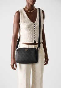 NOELLE TRI COMP CROSSBODY - Schoudertas - coal logo