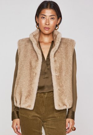Maison 123, MAISON 123 GILETS SUZANNE GI FF - Veste sans manches - beige