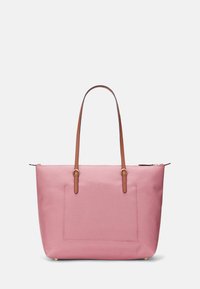 Lauren Ralph Lauren NYLON MEDIUM KEATON TOTE BAG - Maisiņveida soma - rose blush/tan
