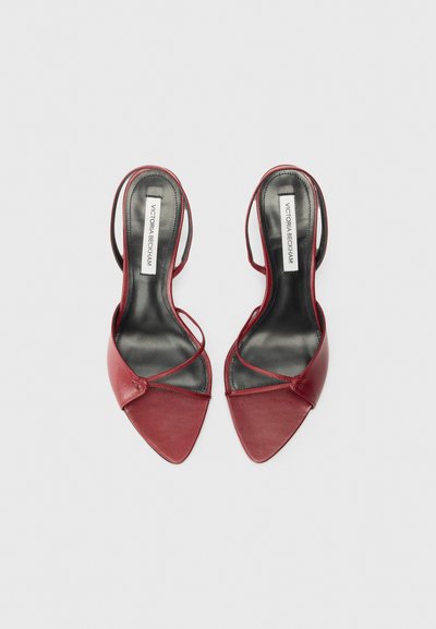 Victoria Beckham Sandalias de tacón - burgundy