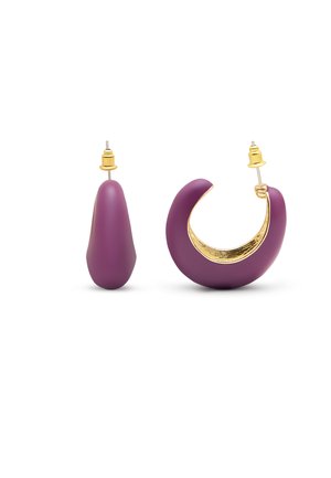 Earrings - purple