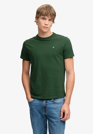 Superdry & Co, SUPERDRY ESSENTIAL SD&CO LOGO EMBROIDERED T-SHIRT.. - T-Shirt basic - rich boston green cream