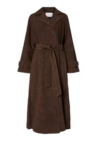 YASLINA - Trenchcoat - seal brown