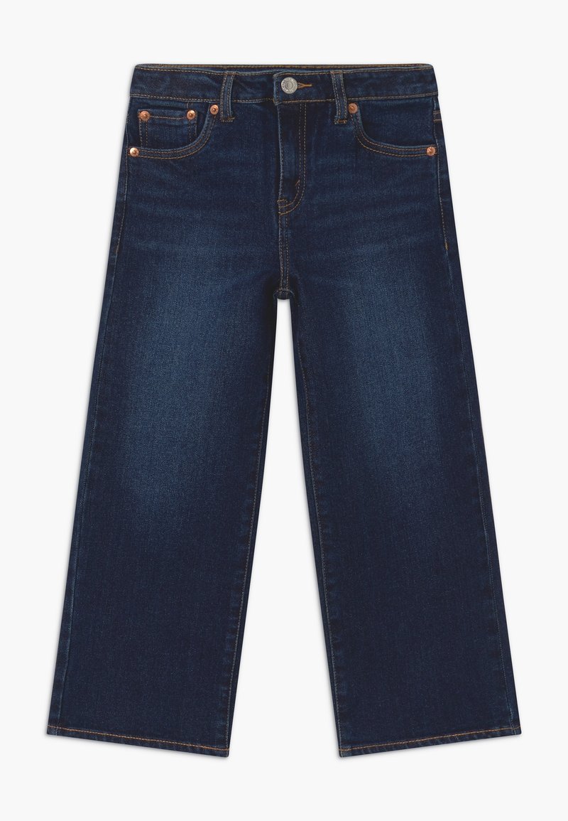 Levi's® CROPPED WIDE LEG - Vaqueros boyfriend - dark-blue denim