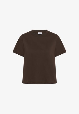 Saint Tropez, TIGGYSZ - T-Shirt basic - chocolate brown