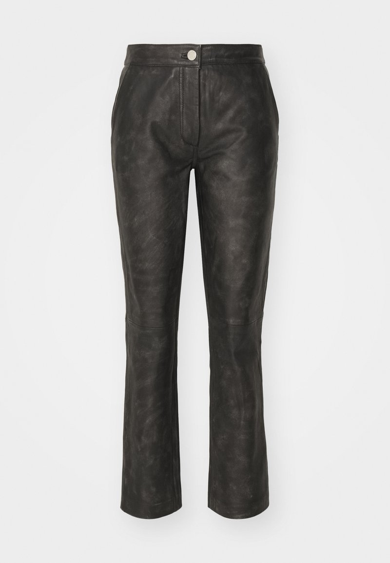 2nd Day Leren broek zwart