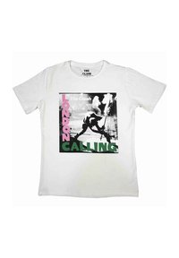 Paradiso Clothing THE CLASH LONDON CALLING BOYFRIEND FIT - Print T-shirt - white