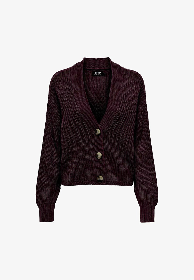 ONLY Strickjacke - bordeaux
