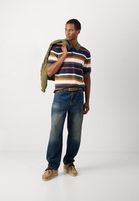 Scotch & Soda STRIPED REGULAR FIT - Polo shirt - peacoat